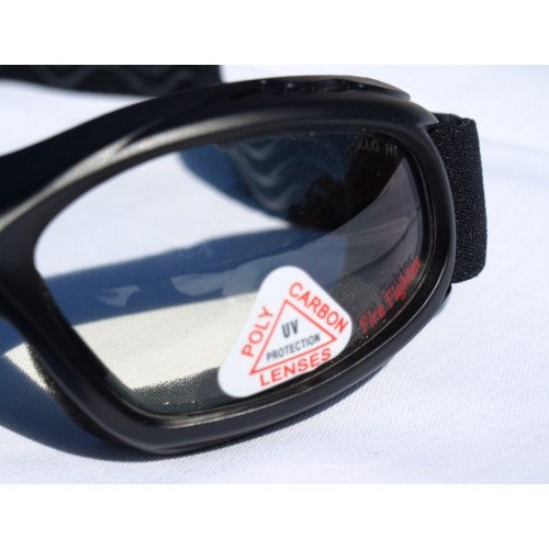 Slim Line Fire Fighter Safety Goggles