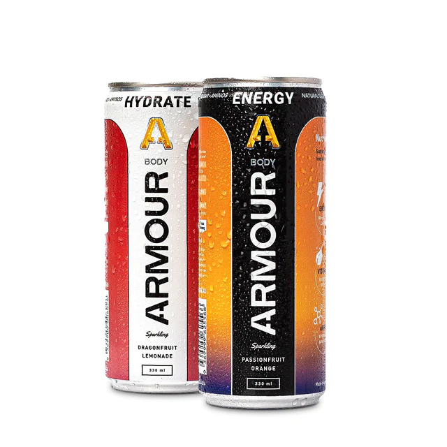 Body Armour Rehydration Drink Cans